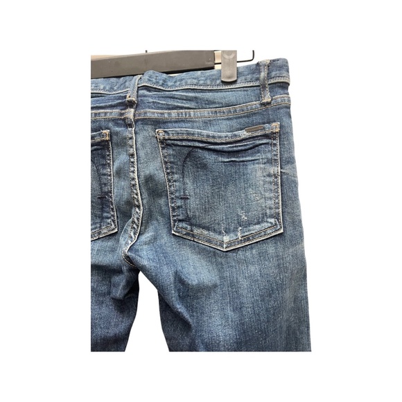 FIDELTY JEANS BLACK AND BLUE DENIM DISTRESSED JEAN - Picture 3 of 6